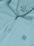 Men Colorblock Slim Fit Mock Neck Sports T-shirt with COTFLEX