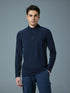 Men Colorblock Slim Fit Mock Neck Sports T-shirt with COTFLEX