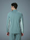 Men Colorblock Slim Fit Mock Neck Sports T-shirt with COTFLEX
