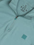 Men Colorblock Slim Fit Mock Neck Sports T-shirt with COTFLEX