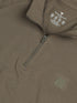 Men Colorblock Slim Fit Mock Neck Sports T-shirt with COTFLEX