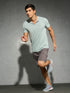 Men Solid Slim Fit Mock Neck T-shirt with COTFLEX