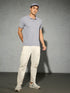 Men Jacquard Slim Fit Polo Sports T-shirt with COTFLEX
