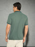 Men Jacquard Slim Fit Polo Sports T-shirt with COTFLEX