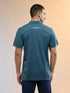 Men Melange Slim Fit Round Neck Sports T-shirt with DOUBLE COOL