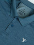 Men Melange Slim Fit Round Neck Sports T-shirt with DOUBLE COOL