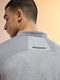 Men Melange Slim Fit Round Neck Sports T-shirt with DOUBLE COOL