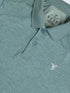 Men Melange Slim Fit Round Neck Sports T-shirt with DOUBLE COOL