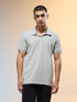 Men Jacquard Slim Fit Polo Sports T-shirt with COTFLEX