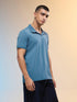Men Jacquard Slim Fit Polo Sports T-shirt with COTFLEX