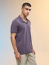 Men Jacquard Slim Fit Polo Sports T-shirt with COTFLEX
