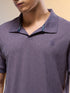 Men Jacquard Slim Fit Polo Sports T-shirt with COTFLEX