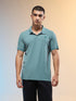 Men Jacquard Slim Fit Polo Sports T-shirt with COTFLEX