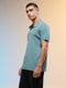 Men Jacquard Slim Fit Polo Sports T-shirt with COTFLEX