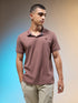 Men Jacquard Slim Fit Polo Sports T-shirt with COTFLEX