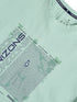 Men Jacquard Oversized Fit Round Neck Sports T-shirt with ELASTO PLUS