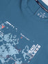 Men Jacquard Oversized Fit Round Neck Sports T-shirt with ELASTO PLUS
