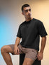 Men Printed Relaxed Fit Round Neck T-shirt with COTFLEX