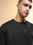 Men Printed Relaxed Fit Round Neck T-shirt with COTFLEX