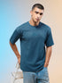 Men Printed Relaxed Fit Round Neck T-shirt with COTFLEX