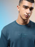 Men Printed Relaxed Fit Round Neck T-shirt with COTFLEX
