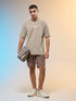 Men Printed Relaxed Fit Round Neck T-shirt with COTFLEX
