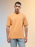 Men Printed Relaxed Fit Round Neck T-shirt with COTFLEX