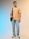 Men Printed Relaxed Fit Round Neck T-shirt with COTFLEX
