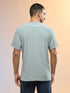 Men Jacquard Slim Fit Round Neck Sports T-shirt with MATPIQ