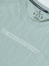 Men Jacquard Slim Fit Round Neck Sports T-shirt with MATPIQ