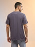 Men Jacquard Slim Fit Round Neck Sports T-shirt with MATPIQ