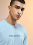 Men Jacquard Slim Fit Round Neck Sports T-shirt with MATPIQ