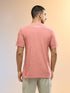 Men Jacquard Slim Fit Round Neck Sports T-shirt with MATPIQ