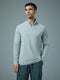 Men Solid Slim Fit Mock Neck Sports T-shirt with ELASTO PLUS