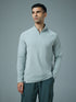 Men Solid Slim Fit Mock Neck Sports T-shirt with ELASTO PLUS