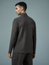 Men Solid Slim Fit Mock Neck Sports T-shirt with ELASTO PLUS