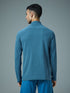 Men Solid Slim Fit Mock Neck Sports T-shirt with ELASTO PLUS