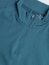 Men Solid Slim Fit Mock Neck Sports T-shirt with ELASTO PLUS