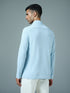 Men Solid Slim Fit Mock Neck Sports T-shirt with ELASTO PLUS