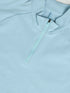 Men Solid Slim Fit Mock Neck Sports T-shirt with ELASTO PLUS