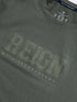 Men Typography Printed Slim Fit Round Neck Sports T-shirt with COTFLEX