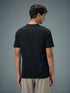 Men Typography Printed Slim Fit Round Neck Sports T-shirt with COTFLEX