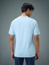 Men Typography Printed Slim Fit Round Neck Sports T-shirt with COTFLEX