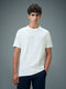 Men Typography Printed Slim Fit Round Neck Sports T-shirt with COTFLEX