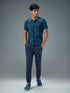 Men Printed Slim Fit Polo Sports T-shirt with MATPIQ