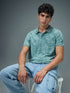 Men Printed Slim Fit Polo Sports T-shirt with MATPIQ