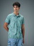 Men Printed Slim Fit Polo Sports T-shirt with MATPIQ