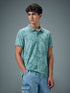 Men Printed Slim Fit Polo Sports T-shirt with MATPIQ