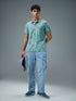 Men Printed Slim Fit Polo Sports T-shirt with MATPIQ