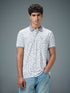 Men Printed Slim Fit Polo Sports T-shirt with MATPIQ